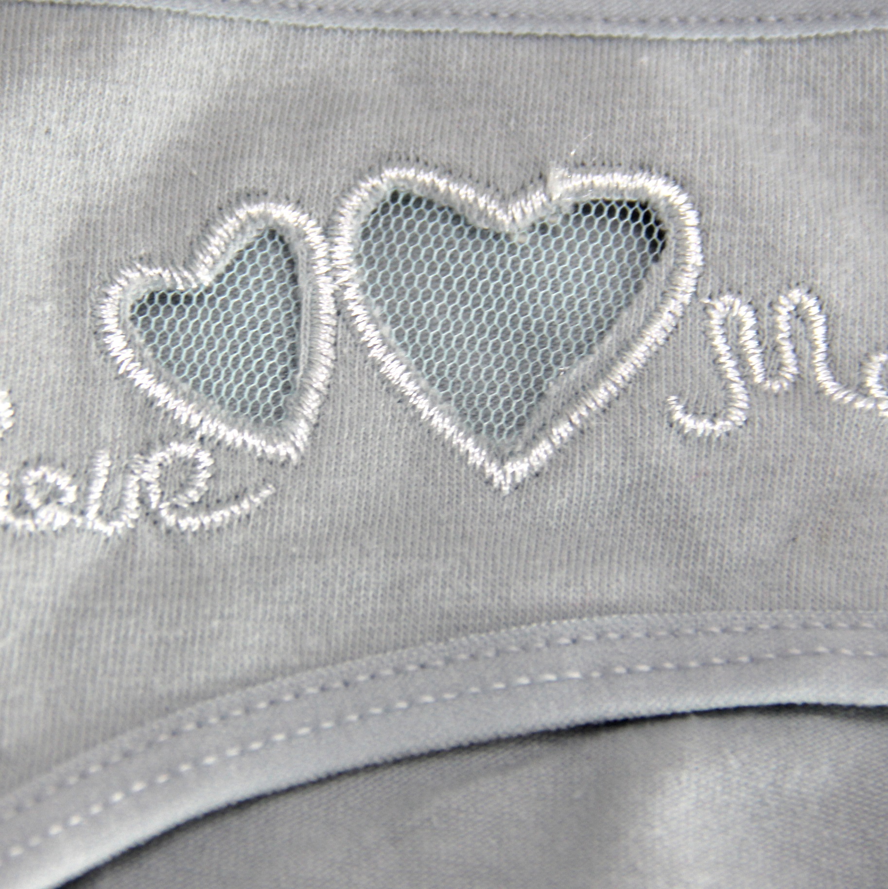 Embroidery Breathable love underwear lady sexy woman lace underwear