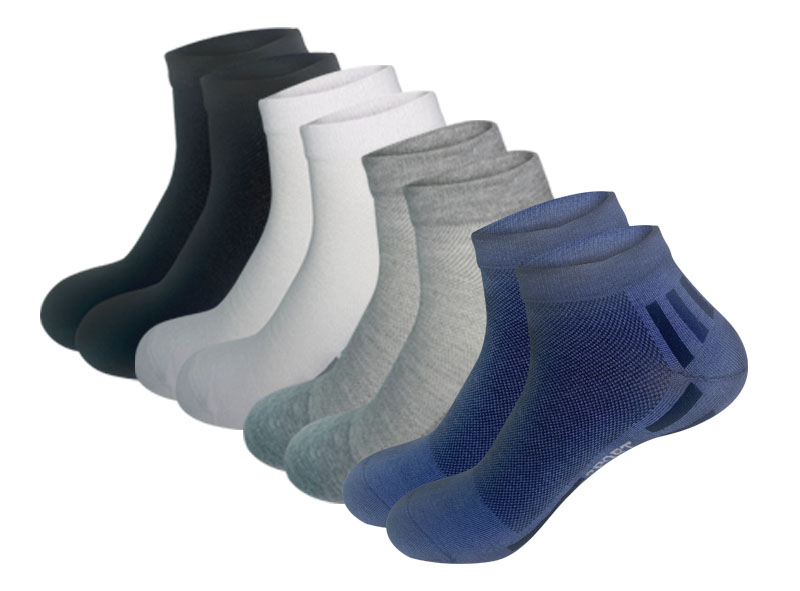 Fashion Style China Custom cotton sport basketball breathable ankle socks for men