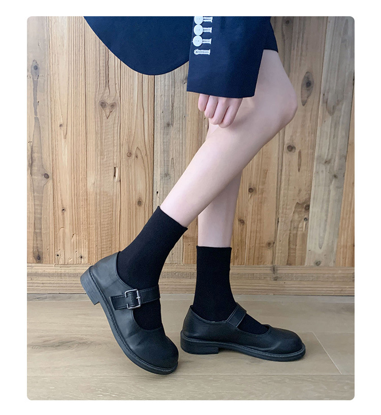 Summer thin medium hose socks for women INS street fashion high elastic breathable cotton socks