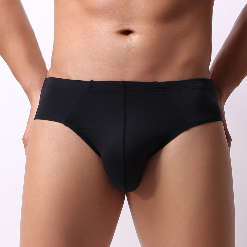 Top Selling Mens Underwear Low Rise Bikini Briefs Solid Stretch Cotton nylon spandex Panty