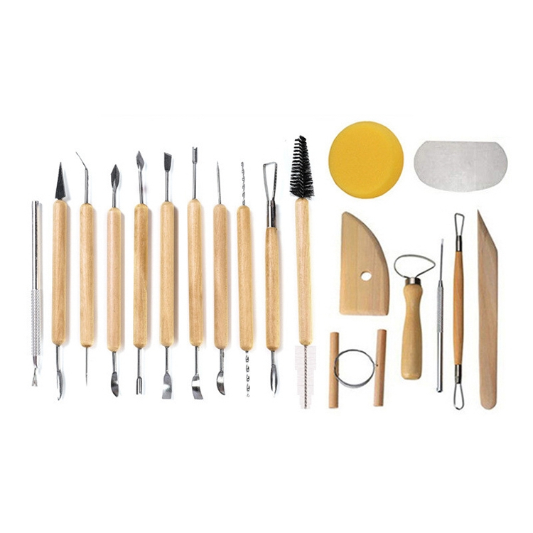 19pcs Pottery And Clay Tool Kit