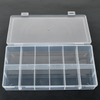 12 Grid Plastic Organizer Box 21x11x3.3cm