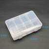 8 Grid Plastic Organizer Box 18.5x12.4x4.1cm