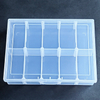 10 Grid Plastic Organizer Box 13.2x10x2.8cm