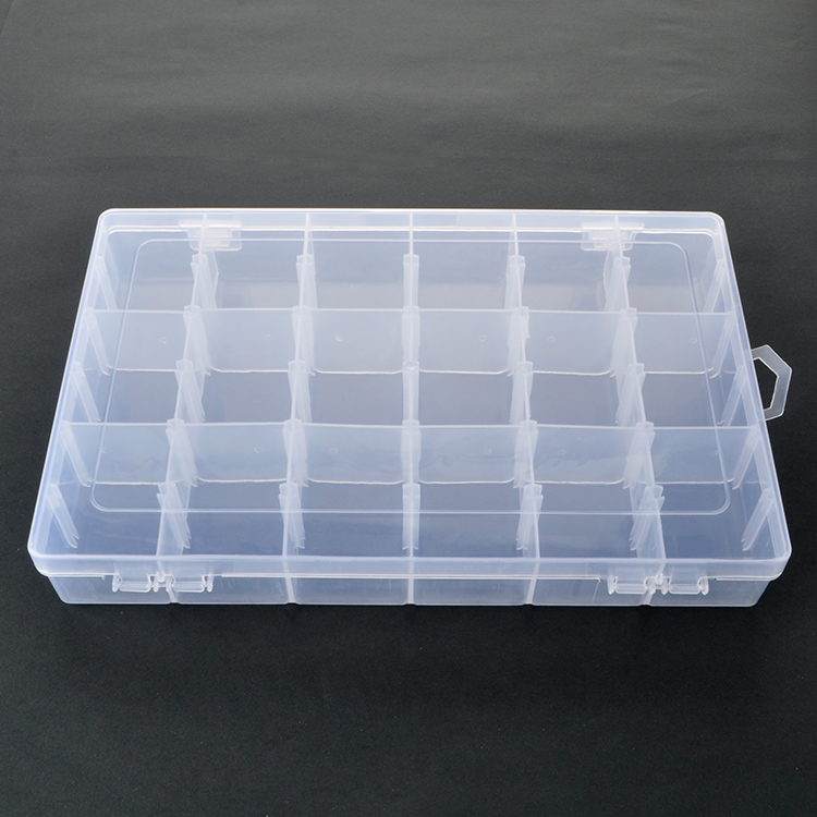 18 Grid Plastic Organizer Box 27.5x17.5x4.4cm