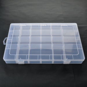 24 Grid Plastic Organizer Box 34.5x21.5x4.5cm
