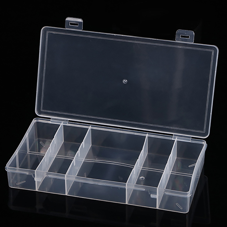 5 Grid Plastic Organizer Box 21x11x3.3cm