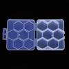 6 Grids Plastic Organizer Box 9.1x8x1.8cm