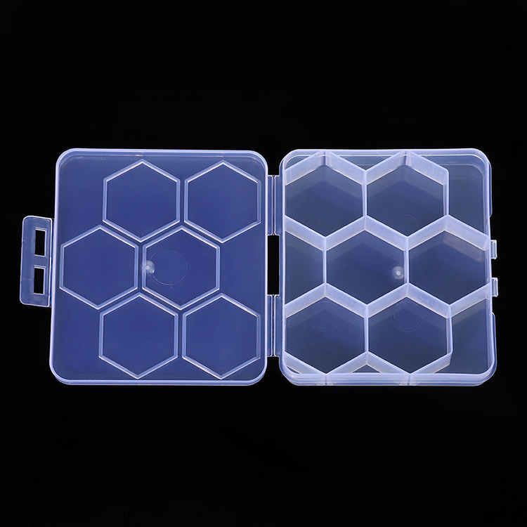 6 Grids Plastic Organizer Box 9.1x8x1.8cm