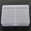2 Grid Plastic Organizer Box 7.2x6.3x1.6cm