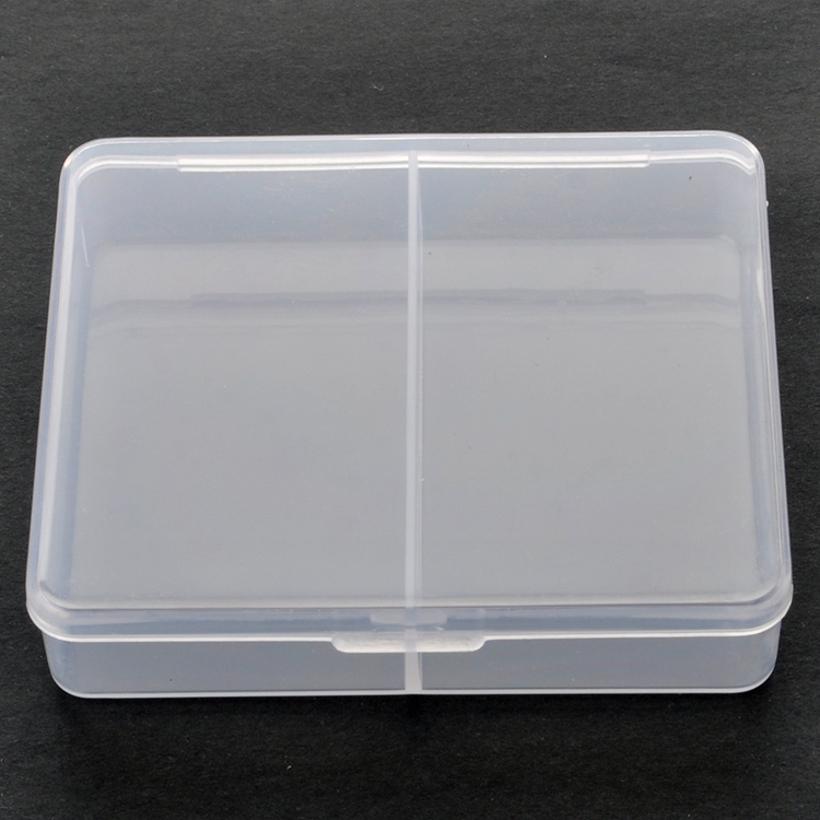 2 Grid Plastic Organizer Box 7.2x6.3x1.6cm