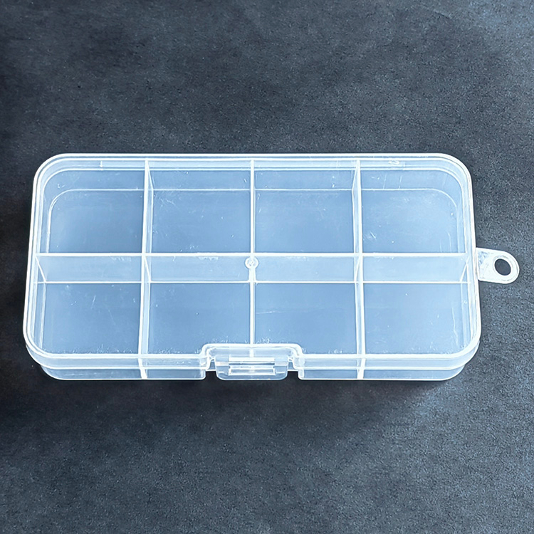 8 Grids Plastic Organizer Box 12.9x6.7x2.2cm