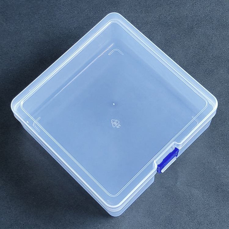 Empty Plastic Organizer Box 14.6x14.6x6.2cm