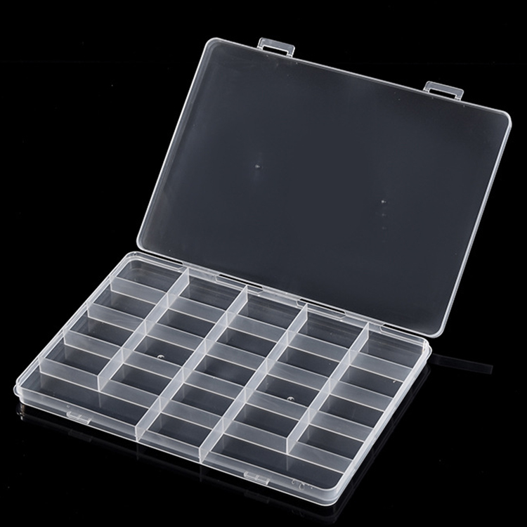 23 Grid Plastic Organizer Box 25.4x17.7x1.7cm