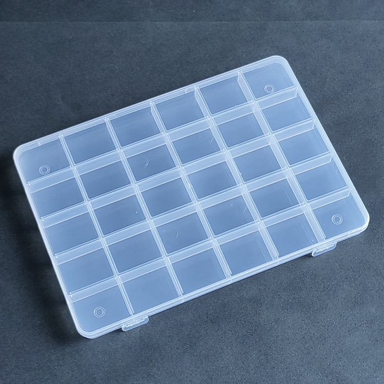 30 Grid Plastic Organizer Box 23.4x16.6x1.8cm