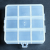 9 Grids Plastic Organizer Box 10.2x9.7x1.8cm