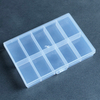 10 Grids Plastic Organizer Box 13x9x1.8cm