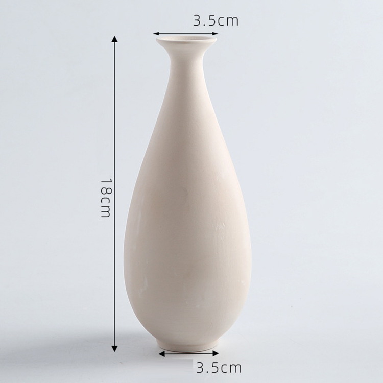 Bisqueware Bottle for Pottery Studio BD Series