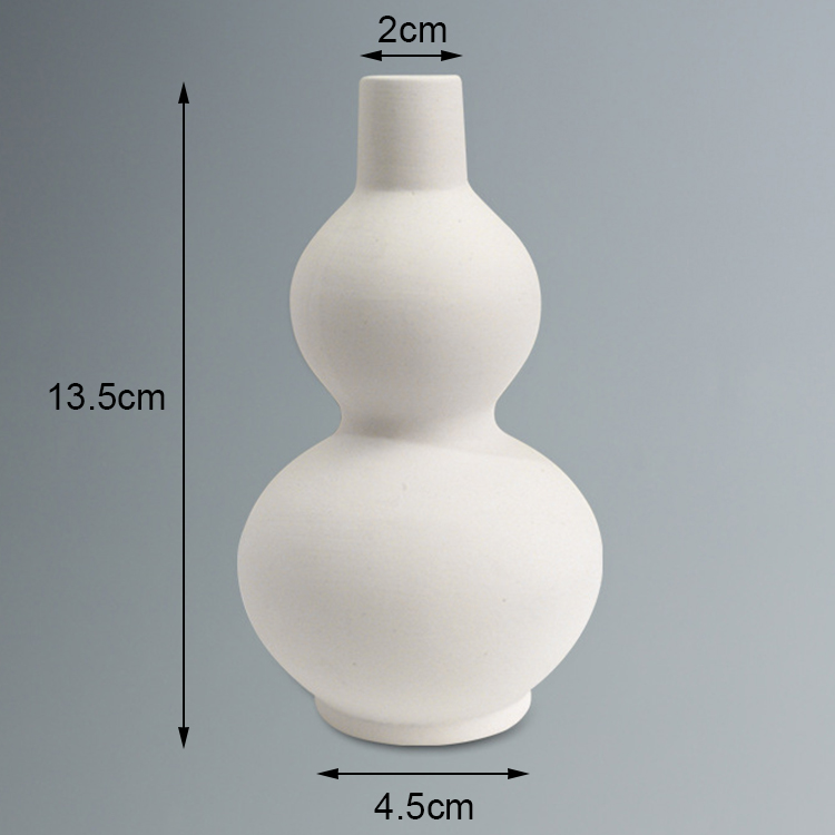 Bisqueware Bottle for Pottery Studio