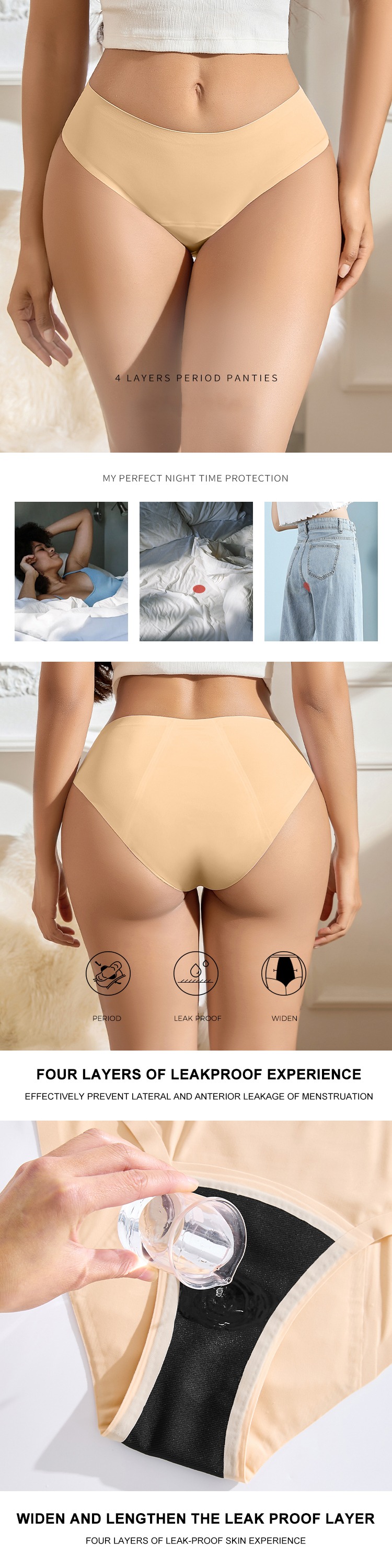 Seamless Period Panties13 سراويل فترة سلسة13