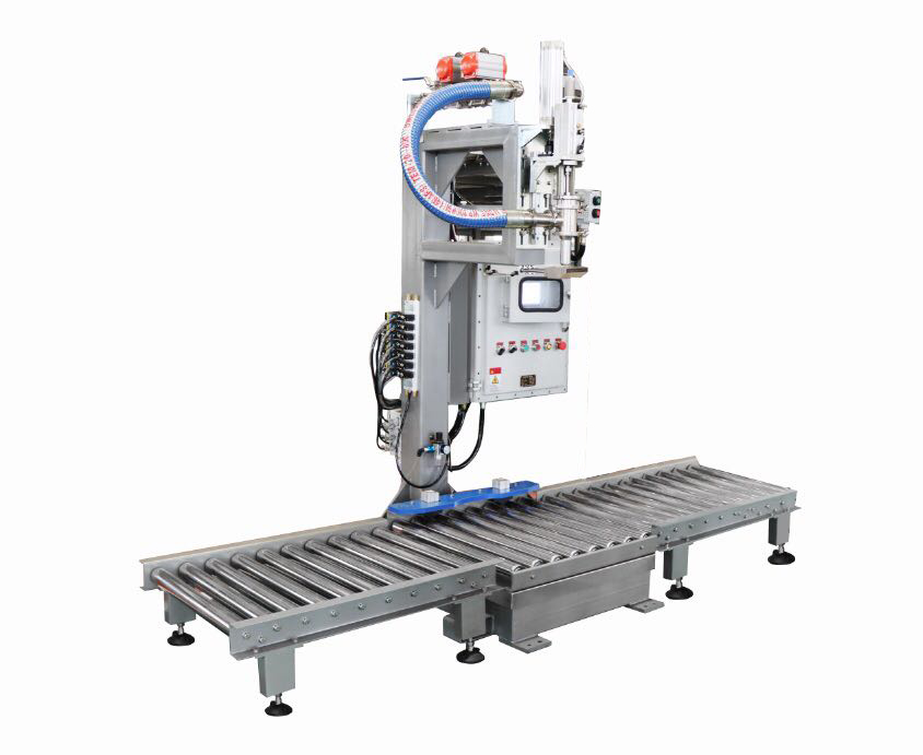 Semi-Automatic IBC filling machine Llenadora semiautomática de IBC