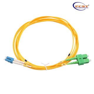 SC/APC-LC/UPC DUPLEX SingleMode 3,0mm 1m PVC G652D Fiber Optic Patch Cord