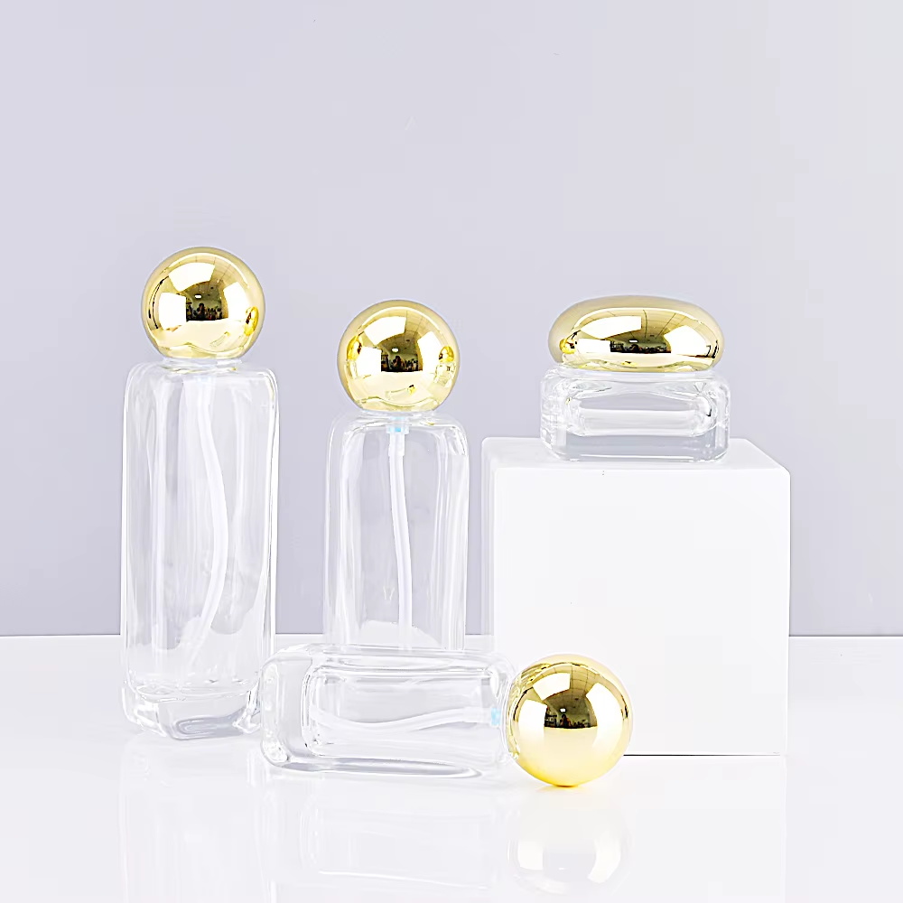 Cosmetic Glass Jars with Lids Pots en verre cosmétiques avec couvercles