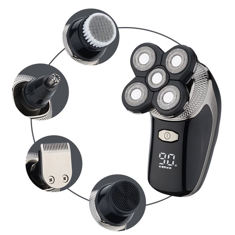 5 in 1 Beard Shaving Machine Man's Electric Shaver Nose Hair Trimmer
