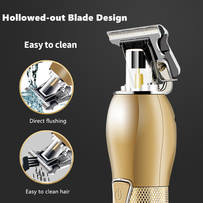Newest Zero Gap Cordless Hair Trimmer Clippers Rechargeable USB Hair Cut Machine Electric Hair Clipper Trimmers