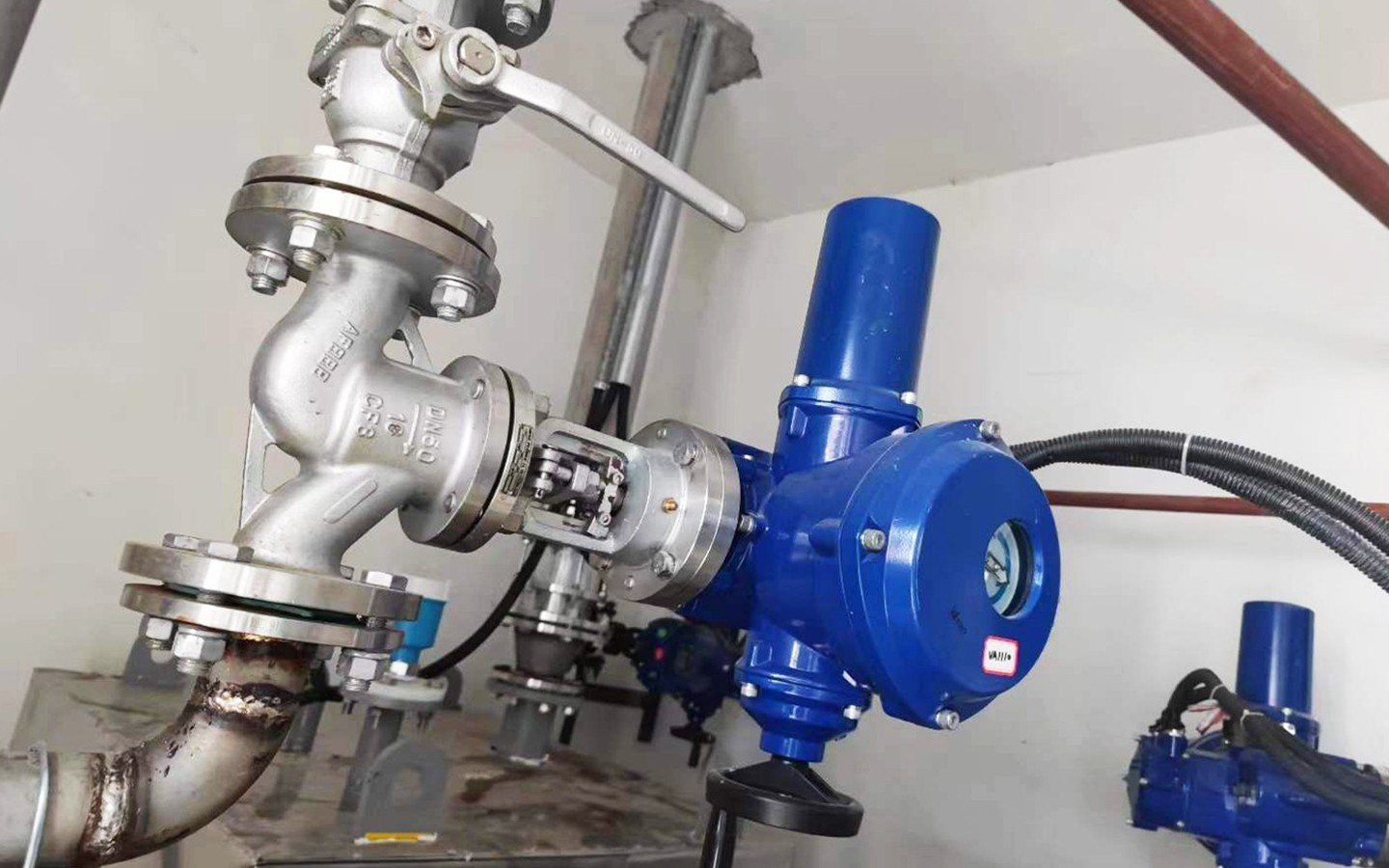 Butterfly Valve 200mm Waste Incineration Absperrklappe 200 mm Müllverbrennung