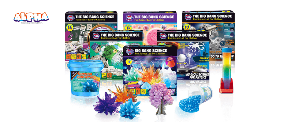 Children's Day banner--Alpha science discovery toys