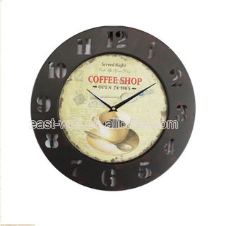 Promotional Price Manufacturer Iron Metal Art Big Ben Wall Clock