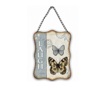 Custom Print Rustic Shield Plaque Blank Trophy Butterfly Plaques