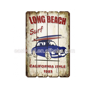 Custom Mdf Restaurant Novelty Wall Sign Hanging Wire Design Vintage Wooden Signs Home Decor With Sayings
