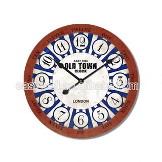 Design French Country Tuscan Style Iron Power Wall Clock China Craft Products Company Clocks