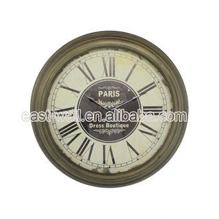 Customize Antique Style Metal Clock Time Zones Small Clocks For Craft