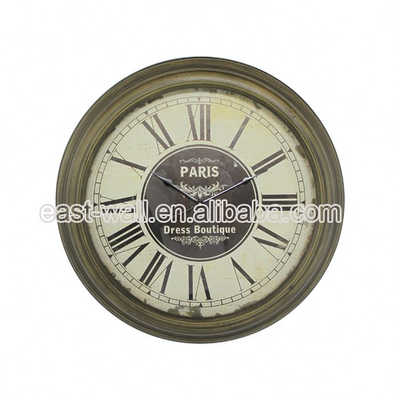 Customize Antique Style Metal Clock Time Zones Small Clocks For Craft