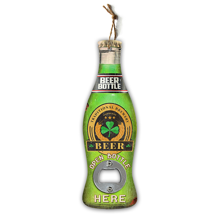 Custom cheap metal fancy colorful beer bottle openers