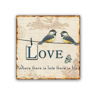 Table Metal Sign Holders Mosaic Wall Plaques, Antique French Metal Signs