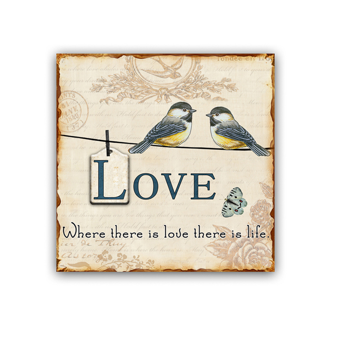 Table Metal Sign Holders Mosaic Wall Plaques, Antique French Metal Signs