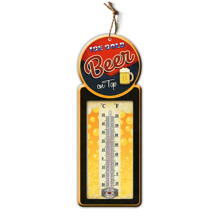 Different types new product indoor wall decorative thermometer