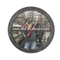 New style Specular Reflection Iron Frame Decorative Wall Clock for Living Room