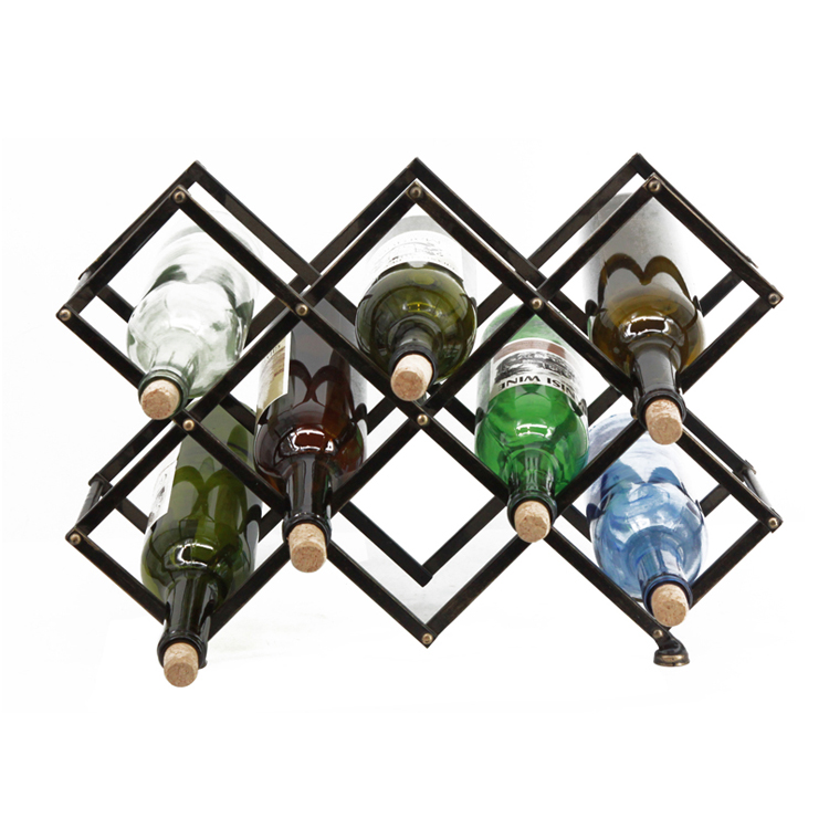 New Product Hot Sale Stackable Wine Rack Metal Wine Bottle Holder