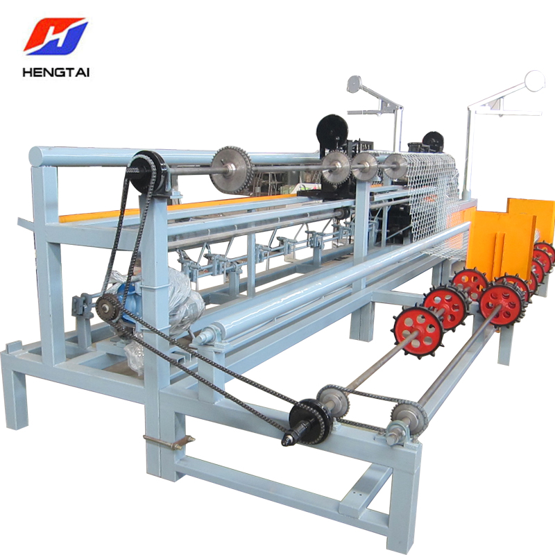Double Wire Full Automatic Chain Link Fence Machine 