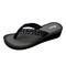 Estilo de moda Tricolor impresión plantilla mujeres exterior grueso inferior EVA Flip Flops AH-8E064-Ories