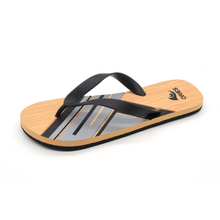 Plage personnalisée coloré durable brun Hawaii nouveau style tropical pantoufles flipper flops sandales