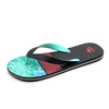 AH-8P053 Playa personalizada duradera Moda colorida Hawaii Estilo tropical Zapatillas Flipper Flops