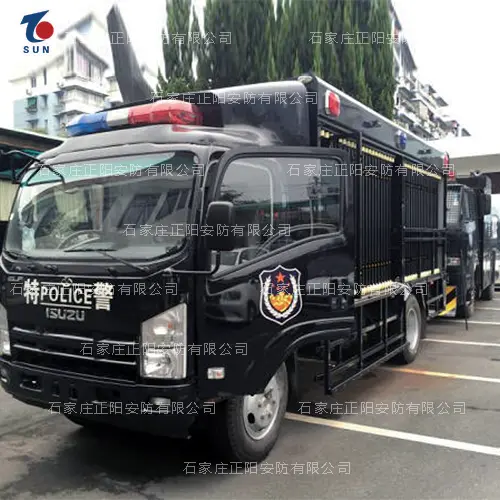 警用板網(wǎng)布障車