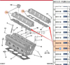 غطاء رأس الأسطوانة لبيجو 307 308 2.0 16 فولت 2005-2008 سيتروين C5 C4، محرك RDRFJF OEM: 0248P6,0249H1,0248N2, HS01-018-015