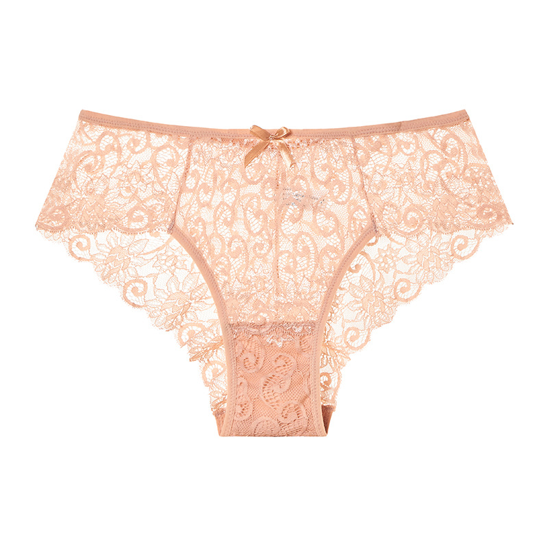 Manufactory High Quality Underwear Women Sexy Sheer Lace Female Transparent Mesh Panties Tanga Thong panties for ladies